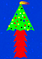 Arrow tree on Christmas