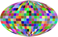 Prismatic Distorted Grid Globe