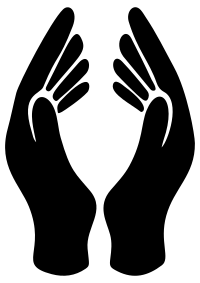 Two Hands Silhouette