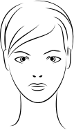 Female Face Line Art