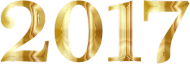 Gold 2017 Typography No Background