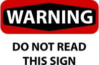 Warning Sign (colorized)