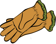 Guanti Remix (Brown & Green Gloves)