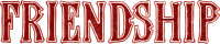 Noble characteristic typography - friendship