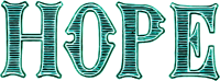 Noble characteristic typography - hope