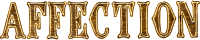 Noble characteristic typography - affection