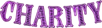 Noble characteristic typography - charity