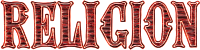 Noble characteristic typography - religion
