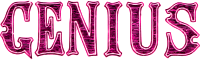 Noble characteristic typography - genius