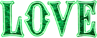 Noble characteristic typography - love
