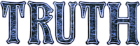 Noble characteristic typography - truth