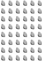 A4 sheet of stones without shadows