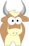 Comic Cow Character