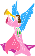 Angel Blowing Horn