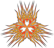 Abstract Flames Design 2