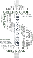 Greed Word Cloud Grayscale