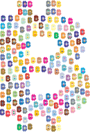 Prismatic Bitcoin Logo Fractal 2