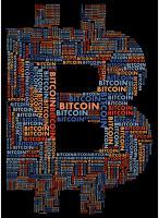 Bitcoin Logo Word Cloud