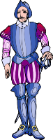Shakespeare characters - soldier (colour)