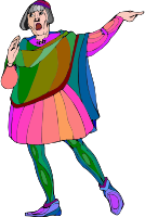 Shakespeare characters - townsman (colour)