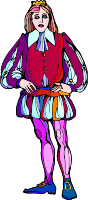 Shakespeare characters - prince (colour)