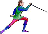 Shakespeare characters - Mercutio (colour)