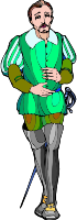 Shakespeare characters - Cassio (colour)