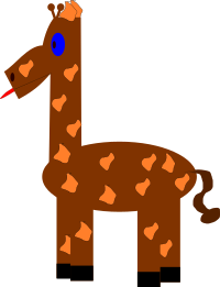 Funny giraffe