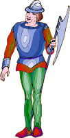 Shakespeare characters - guardsman (colour)