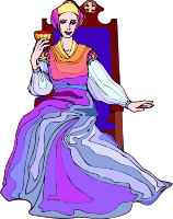 Shakespeare characters - Gertrude (colour)