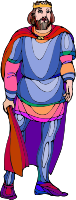 Shakespeare characters - French king (colour)