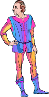 Shakespeare characters - Abram (colour)