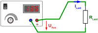 power supply with load resistor
