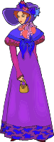 Elegant lady in mauve