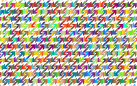 Prismatic Abstract Arrows Pattern 3