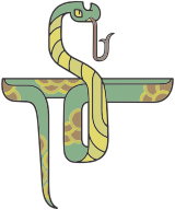 Stylized Cartoon Snake