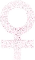 Female Symbol Fractal No Background
