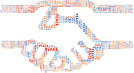 Handshake Word Cloud No Background