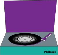 Vinyl Disc Player and Record