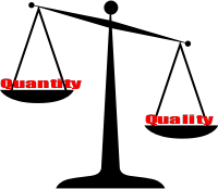 Quality vs Quantity