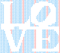 Valentine's Text Art 2