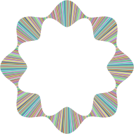 Prismatic Waves Frame