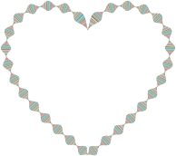Prismatic Waves Heart
