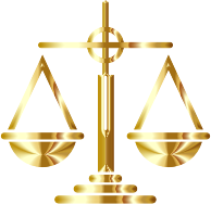 Gold Scales Of Justice Icon