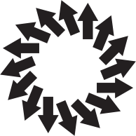 Abstract Arrows Frame