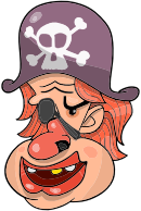 Pirate Head Character