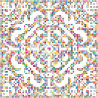 Prismatic Metropolitan Museum Pattern Recreated 3 No Background