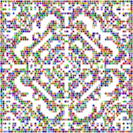 Prismatic Metropolitan Museum Pattern Recreated 4 No Background