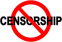 No censorship sign