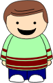 Talking Brown-Haired Boy